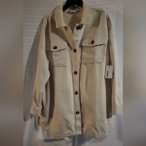 NWT Sonoma Shacket.  Oversized.  Button down.  Warm. Size XL